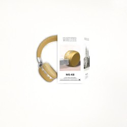 AURICULAR BLUETOOTH INALÁMBRICO MS-K8 DORADO AURICULAR BLUETOOTH INALÁMBRICO MS-K8 DORADO